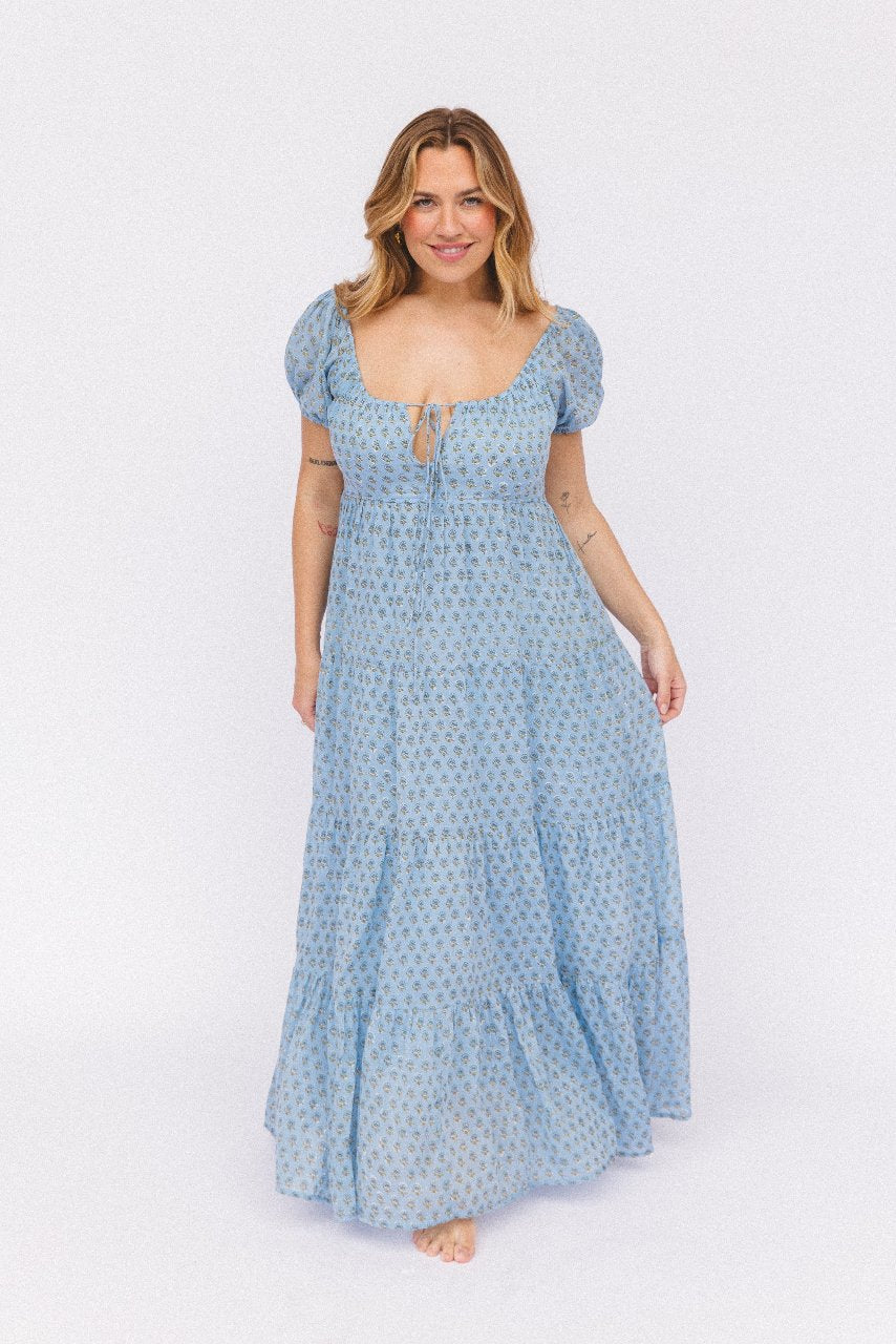 Sita Maxi Dress ~ Bluebell