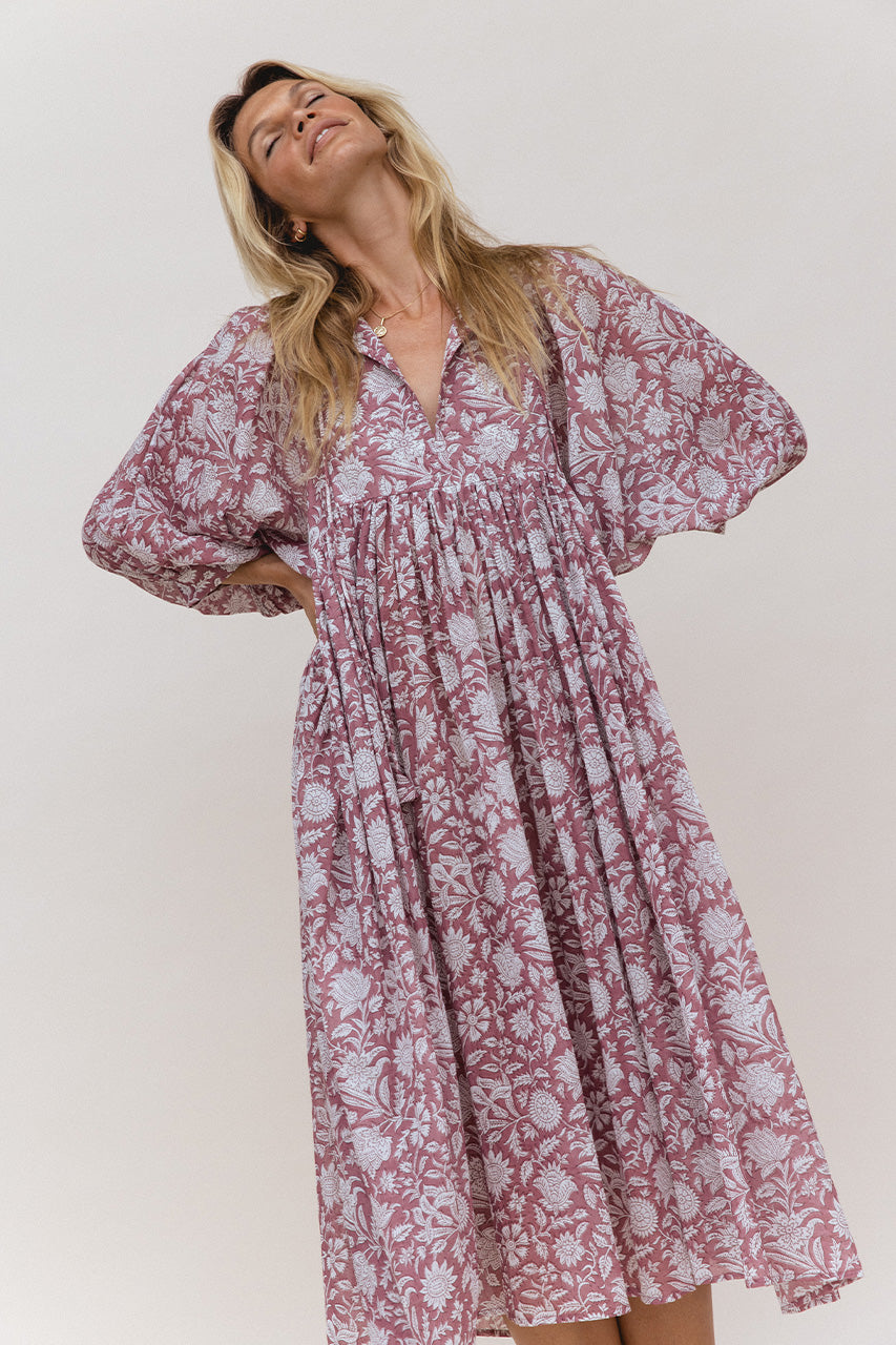 Kyra Midi Dress ~ Musk