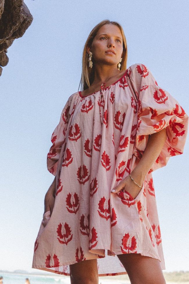 Nora Mini Dress ~ Aquamarine