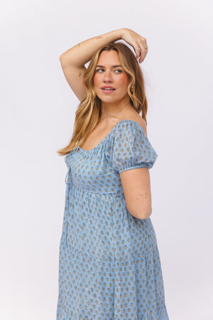 Sita Maxi Dress ~ Bluebell