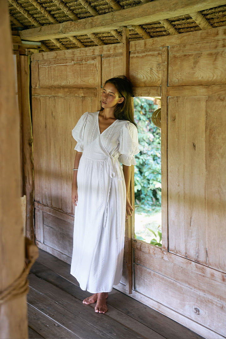 Uma Maxi Dress ~ White