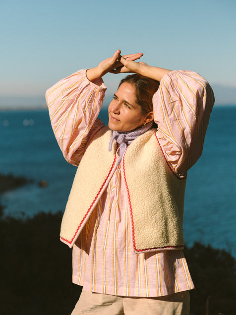 Poet Blouse ~ Pink Sorbet