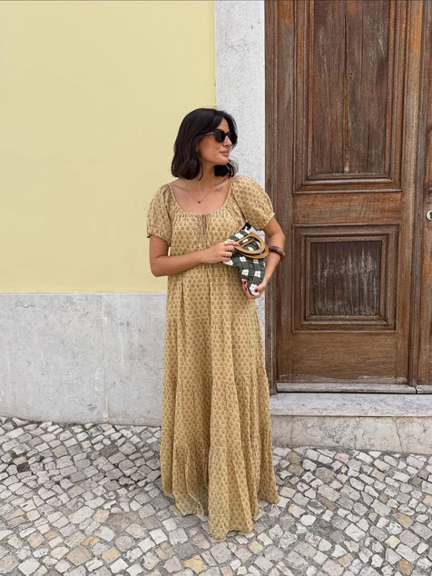 Sita Maxi Dress ~ Daffodil