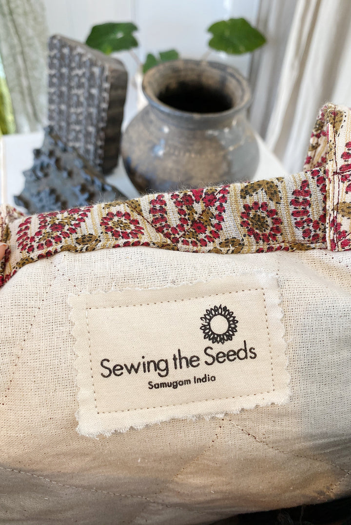 Up-cycled Market Bag ~ Sewing the Seeds Fundraiser